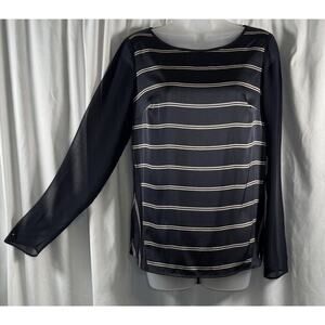 Ann Taylor Stripped Tunic, Blue & White, Sz: XS, 76-10